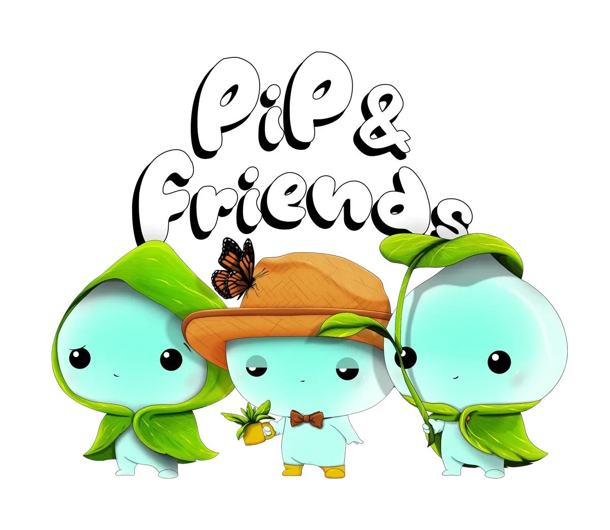 pip and friends trio
